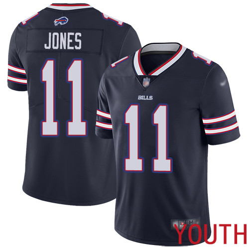Youth Buffalo Bills #11 Zay Jones Limited Navy Blue Inverted Legend NFL Jersey->youth nfl jersey->Youth Jersey